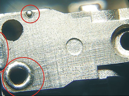 <a href='http://www.pzmama.cn/product/3.htm' class='text_a'>模具激光焊機(jī)</a>修復(fù)模具效果